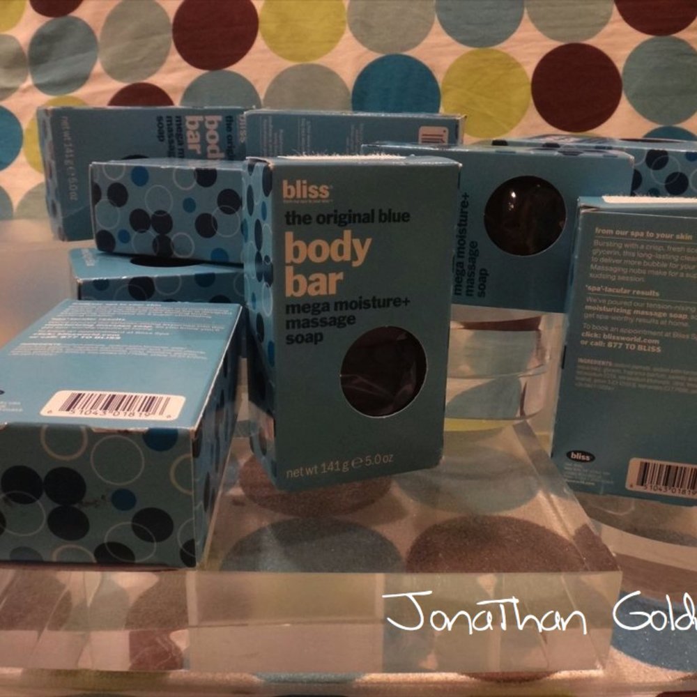 Bliss Blue Body Mega Moisture Massage Soap Bar